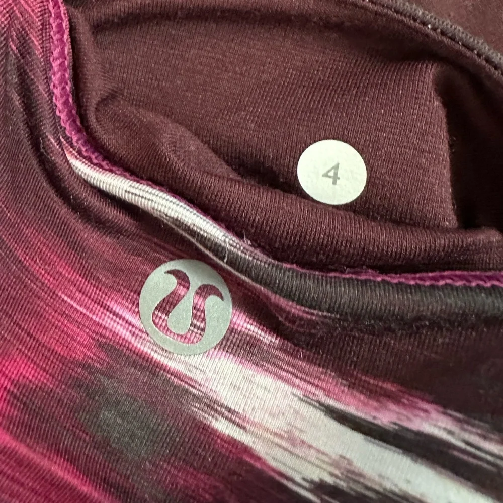Lululemon Wunder Under Crop Hi-Rise Shine On Size 4‎